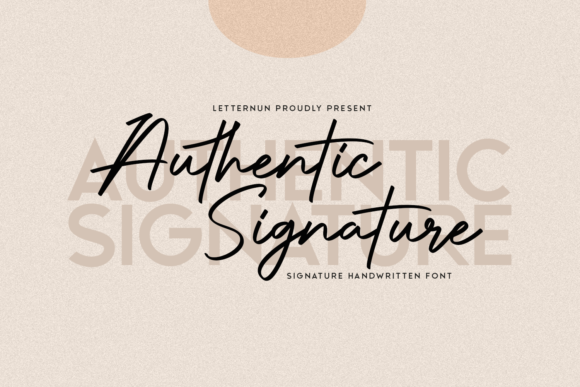 Authentic Signature Font for Bold Branding