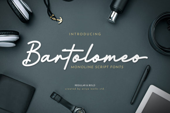 Bartolomeo: A Timeless Script Font for Makers