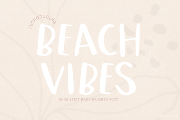 Beach Vibes Font: Elevating Web Design with Bold Handwritten Style