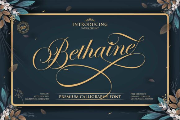 Bethaine: A Timeless Script Font for Editorial Design