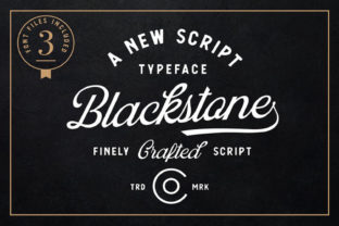 Blackstone: The Elegant Script Font for Makers