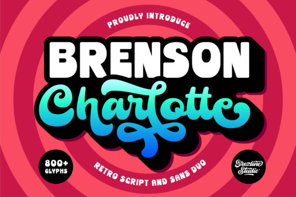 Brenson Charlotte: A Retro Font for Modern Web Design
