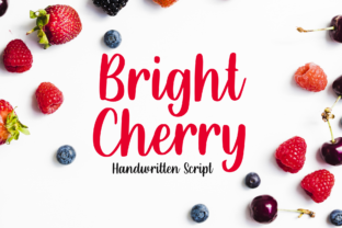 Bright Cherry: A Handwritten Font for Web Design
