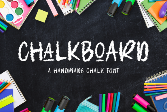 Chalkboard Font: Bold Charm for Handmade Brands
