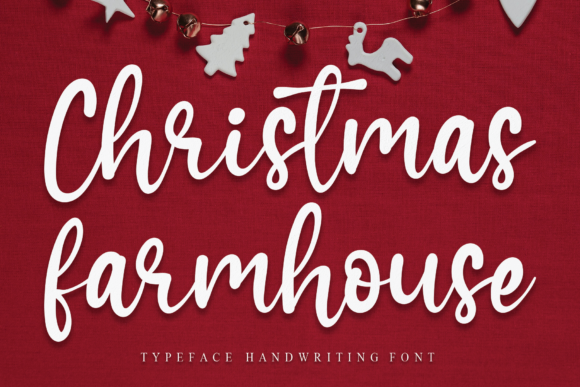 Christmas Farmhouse Font for Web Design