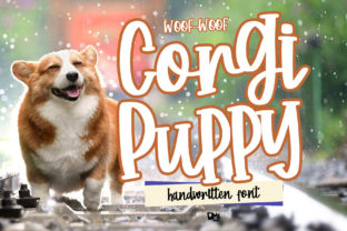 Corgy Puppy: A Playful Script Font for Editorial Charm