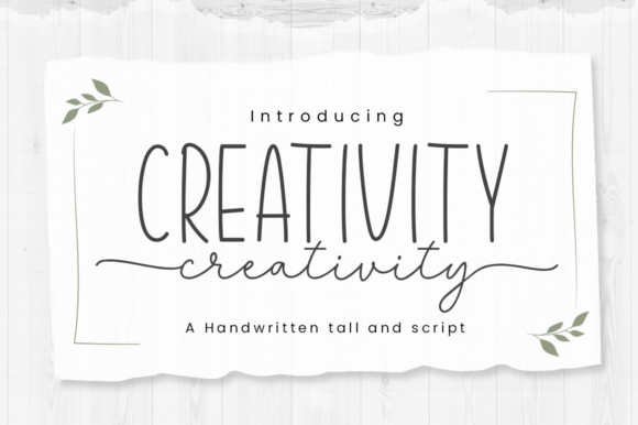 Creativity Font: Elevating Web Design with Handwritten Style
