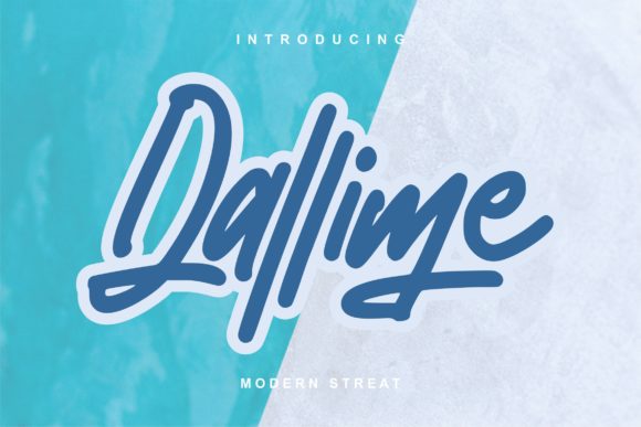Dallime: A Handwritten Font for Modern Branding