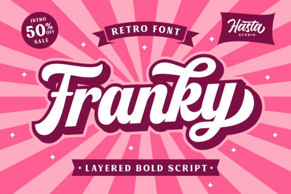Franky: The Retro Handwritten Typeface for Bold Branding
