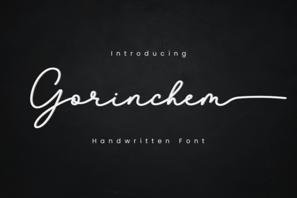 Gorinchem: An Elegant Handwritten Font for Editorial Design