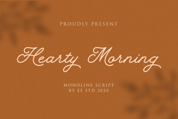 Hearty Morning: A Handwritten Font for Web Design
