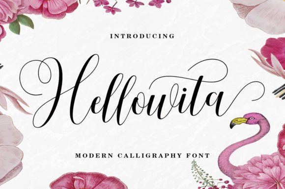 Hellowita: A Light Script Font for Modern Branding