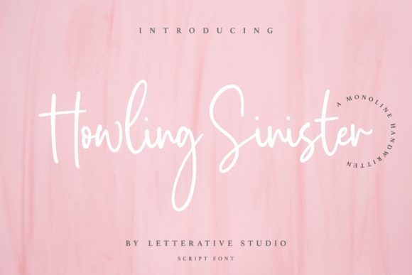 Howling Sinister Font for Brand Identity