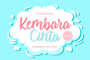 Kembara Cinta Outline: A Handwritten Typeface for Editorial Charm
