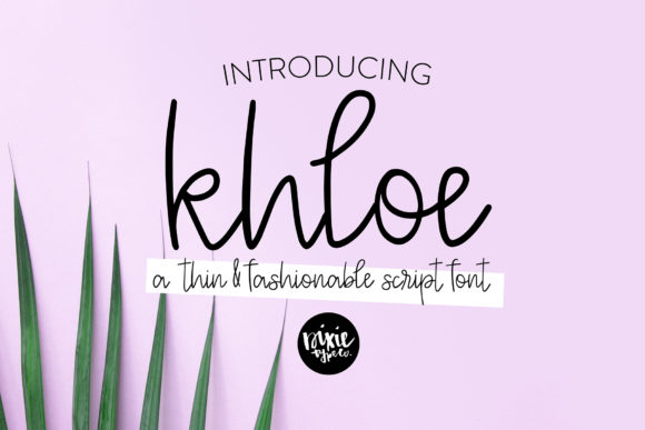 Khloe: A Modern Handwritten Font for Branding