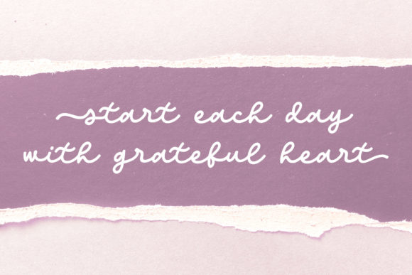Kind Heart: A Handwritten Font for Editorial Design
