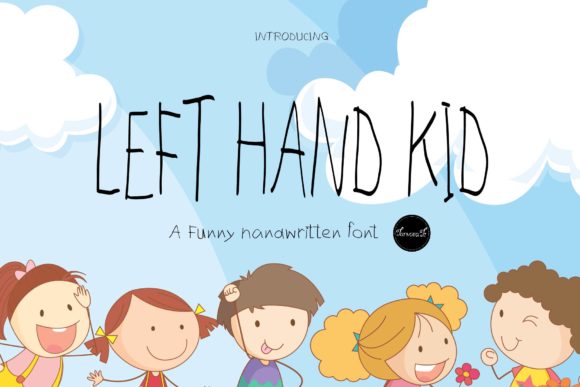 Left Hand Kid: A Playful Handwritten Font for Editors
