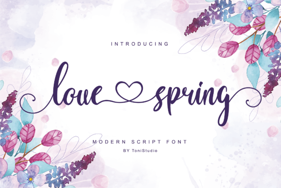 Love Spring: A Handwritten Font for Warm Branding