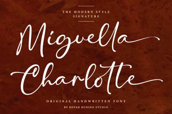 Miguella Charlotte: A Handwritten Font for Makers