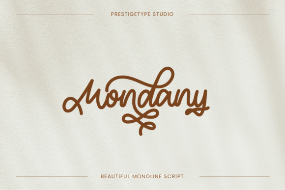 Mondany: The Script Font for Scroll-Stopping Brand Content