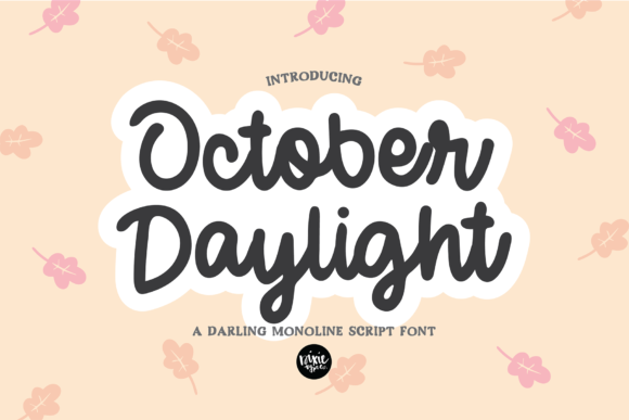 October Daylight: A Bold Display Font for Social Campaigns