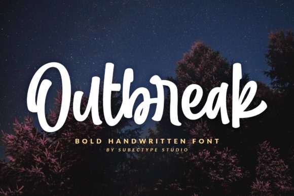 Outbreak Font: A Bold Script for Web Design