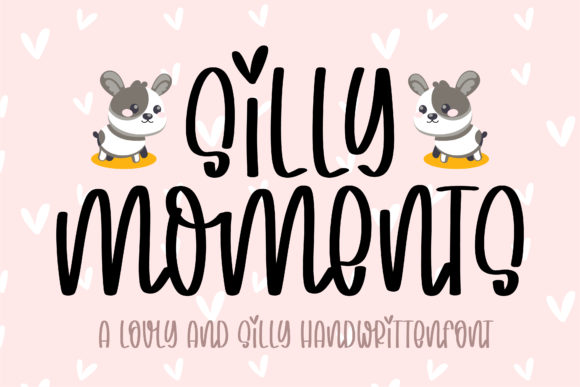 Silly Moments: A Playful Handwritten Font for Web