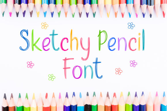 Sketchy Pencil: A Handwritten Font for Authentic Branding