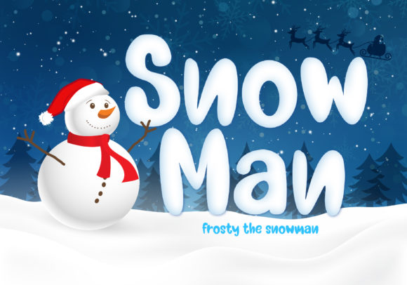 Snow Man Font Review: A Sweet Display Typeface
