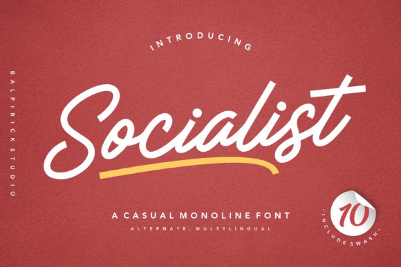Socialist: A Handwritten Typeface for Editorial Warmth